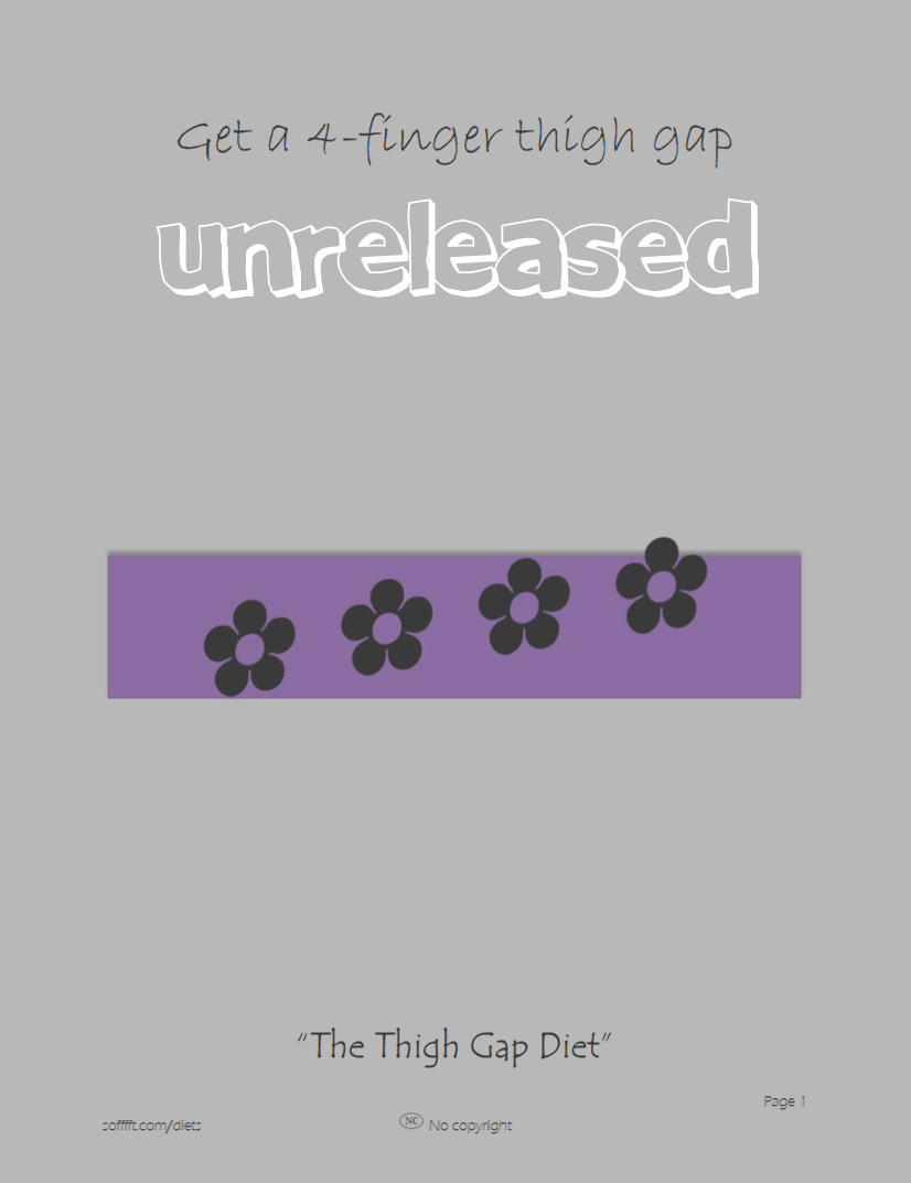 eBook front cover of The Thigh Gap Diet