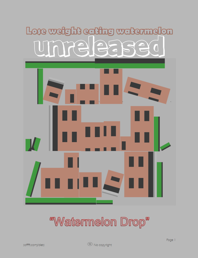 eBook front cover of the Watermelon Drop