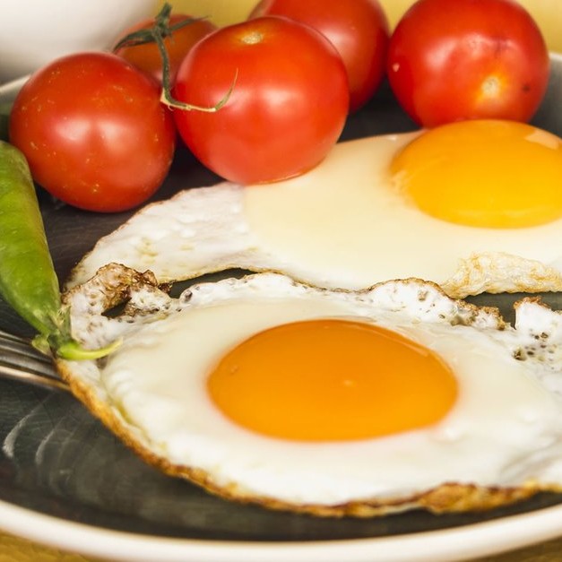 Semi-healthy meal on a plate