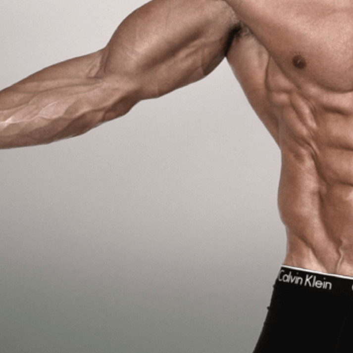 Bodybuilder obliques